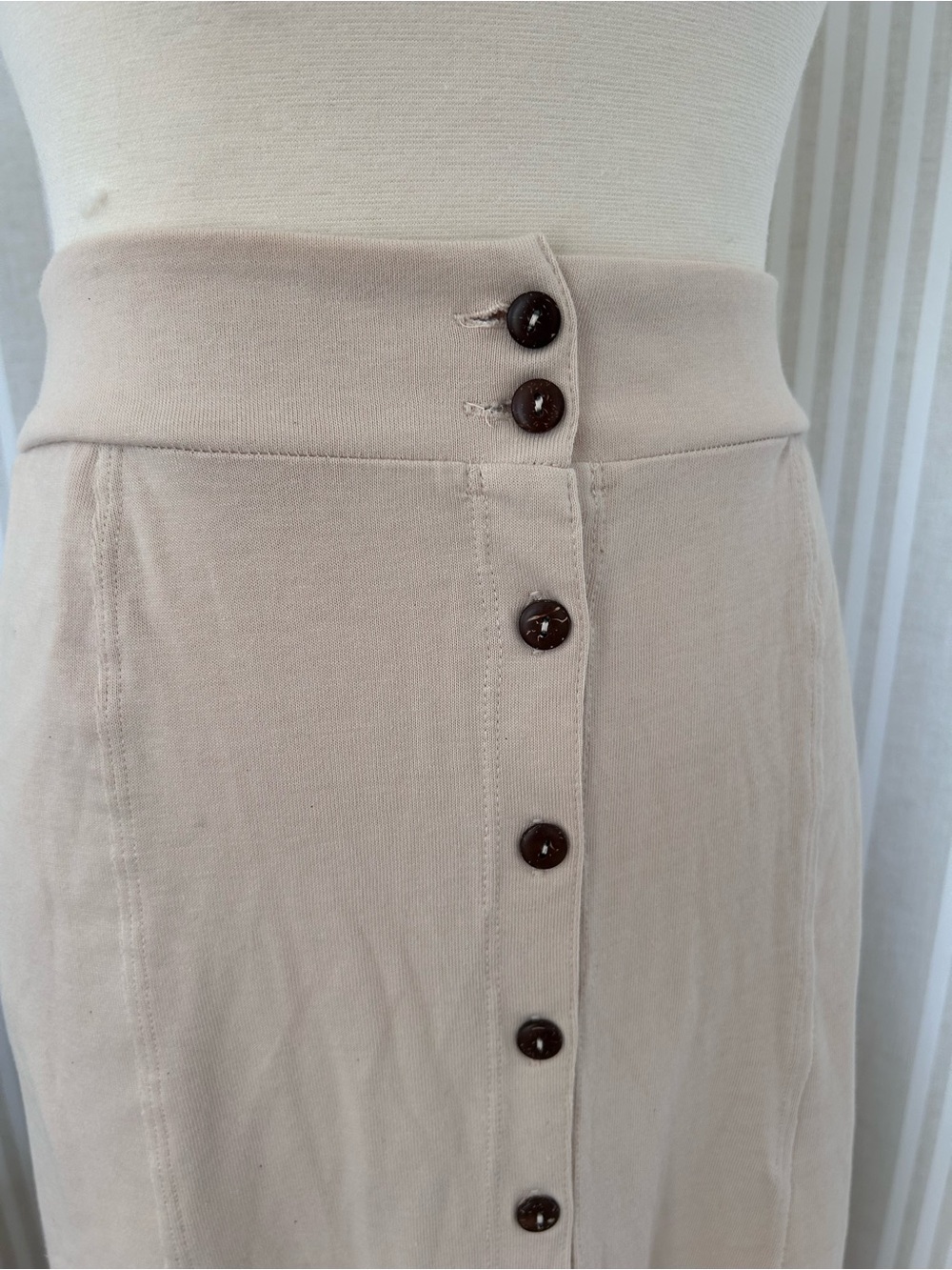Free People Free-Est Jackie Maxi Skirt Soft Pink Women’s Size Small 100% Cotton - Picture 5 of 9